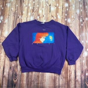 Ariel Disney Purple Sweatshirt Size 7/8